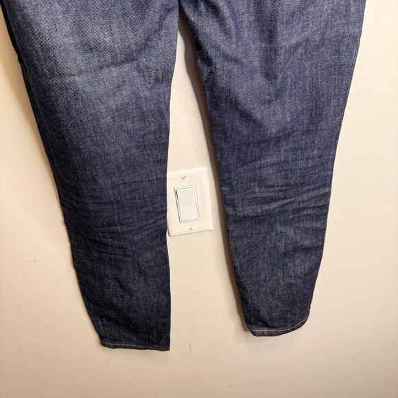 Everlane Ankle Mid Rise Skinny Jeans Dark Indigo Wash Size 26 - Picture 7 of 12
